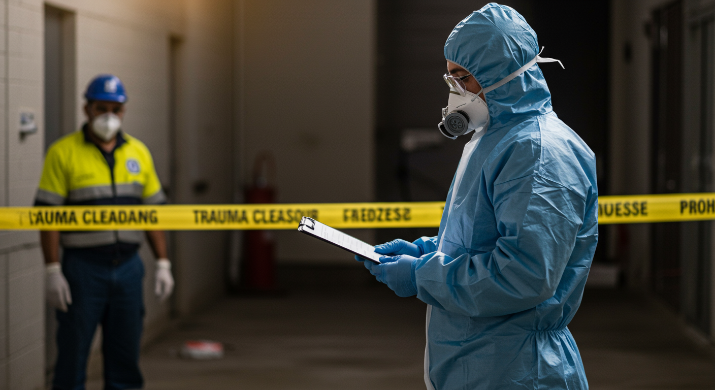 Visual Representation of the Trauma Cleanup Process