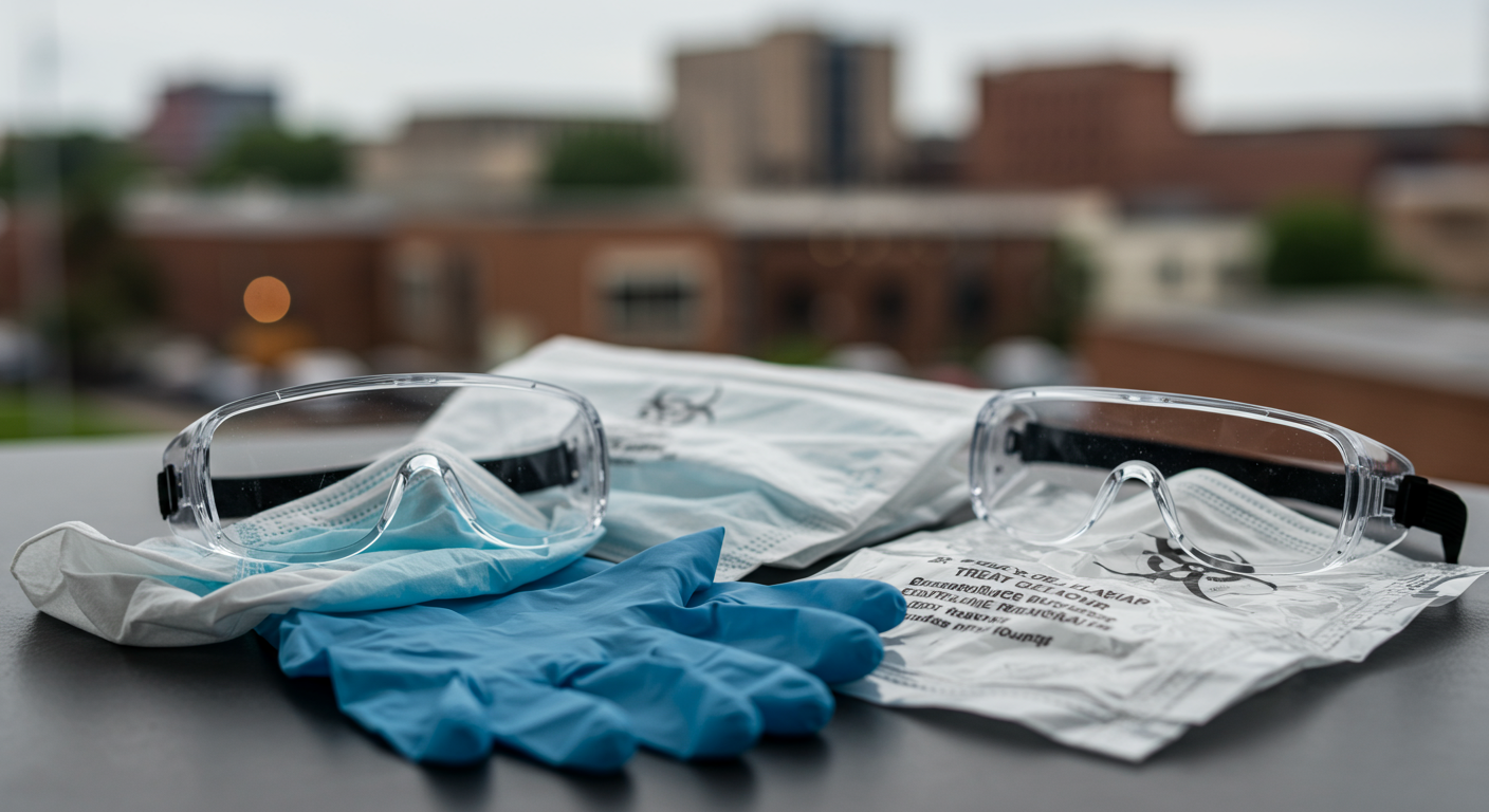 Biohazard Cleanup Safety Equipment